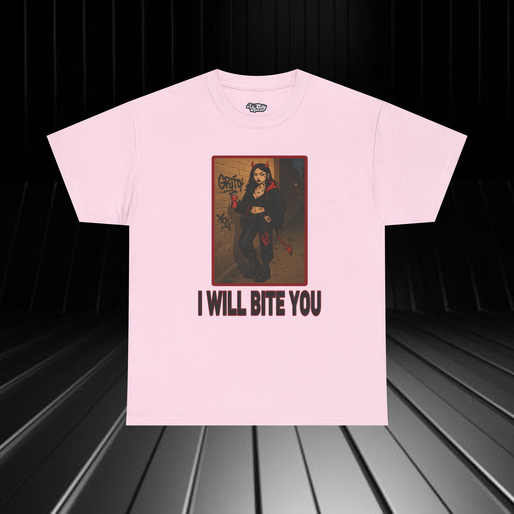 DARK23 Evil Cute Graphic Tee, Unisex Cotton Tee, Trendy T-Shirt, Casual Wear, Gift for Anyone, Dark Apparel - Image 7