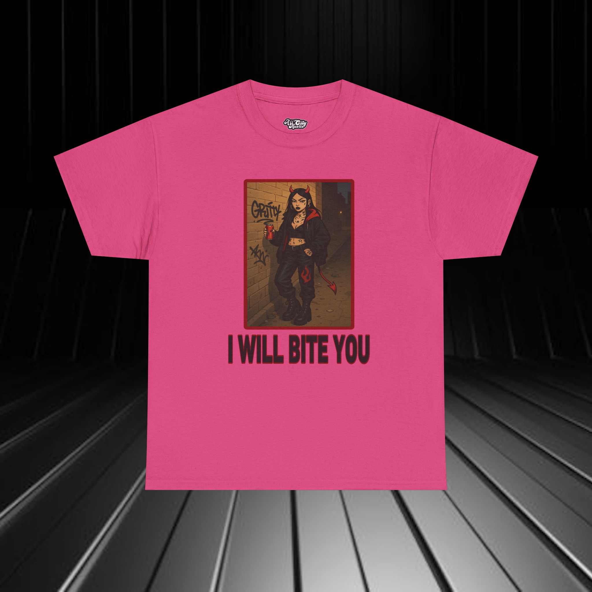 DARK23 Evil Cute Graphic Tee, Unisex Cotton Tee, Trendy T-Shirt, Casual Wear, Gift for Anyone, Dark Apparel - Image 8