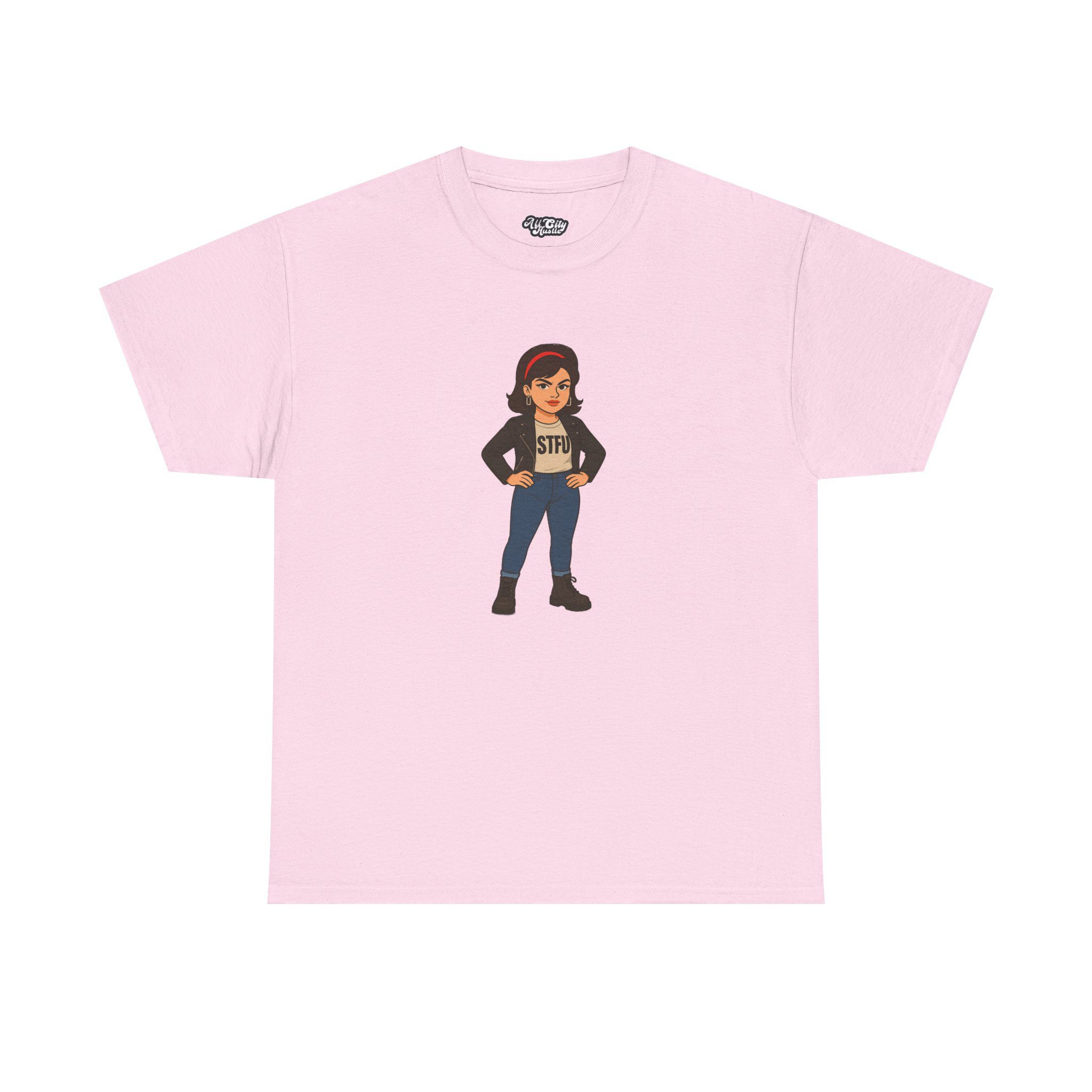 STFU1 Cool Cartoon Character Tee for Effortless Style, Gift for Friends, Everyday Wear, Casual Look, Unique Graphic Shirt - Image 7