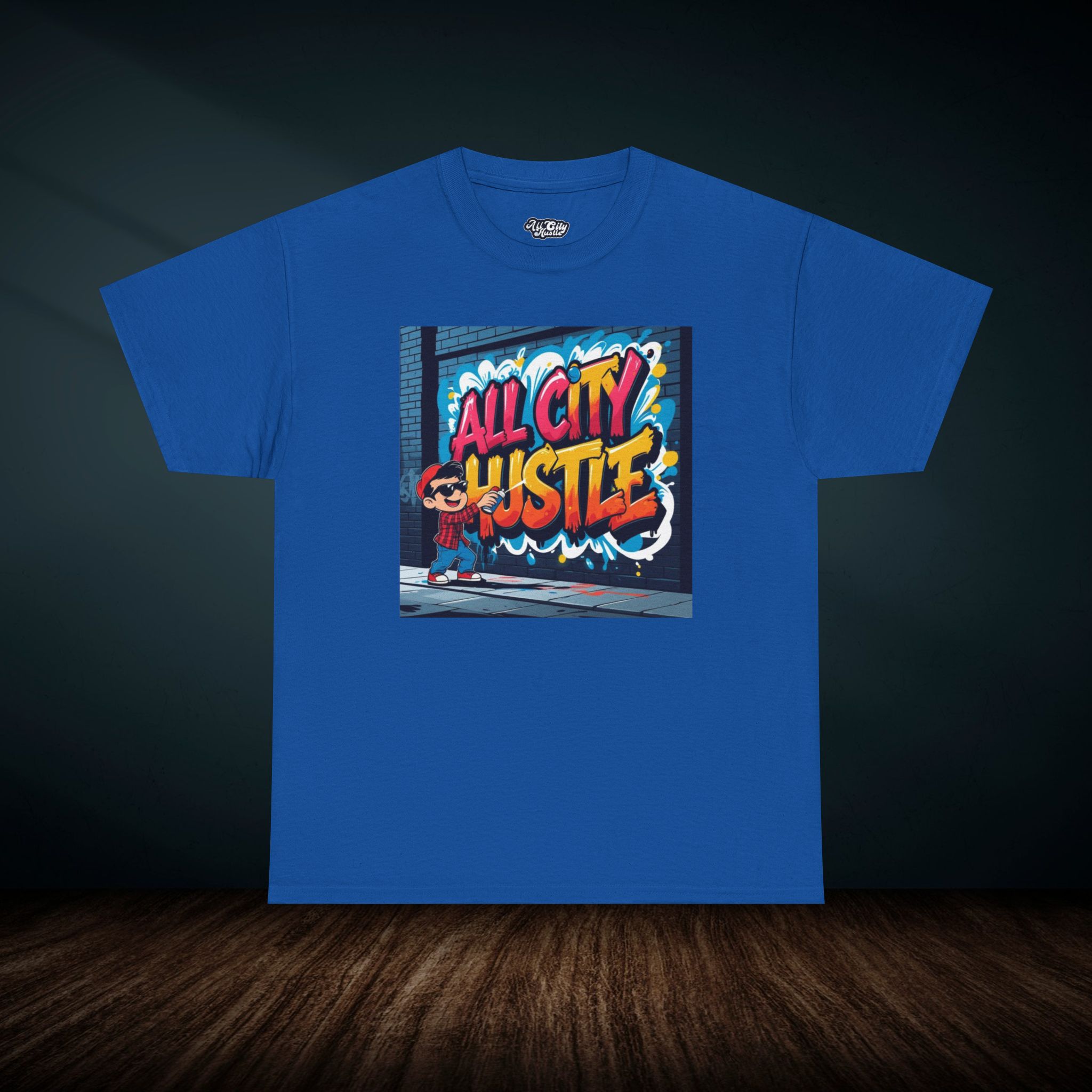 ACH49 Retro Urban Hustle T-Shirt, Unisex Graphic Tee, Casual Streetwear, Gift for Creatives, Everyday Wear, All City Hustle - Image 8