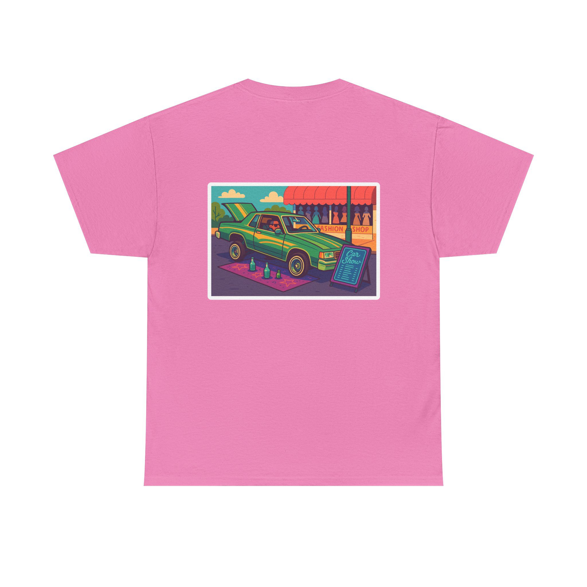 ACHLOWRIDER34 - 2 Sided Graphic Tee | Unisex Heavy Cotton Tee for Lowrider Lovers, Gifts, Retro Old School Vibes, Summer Wear, Casual Car Show Fashion - Image 20