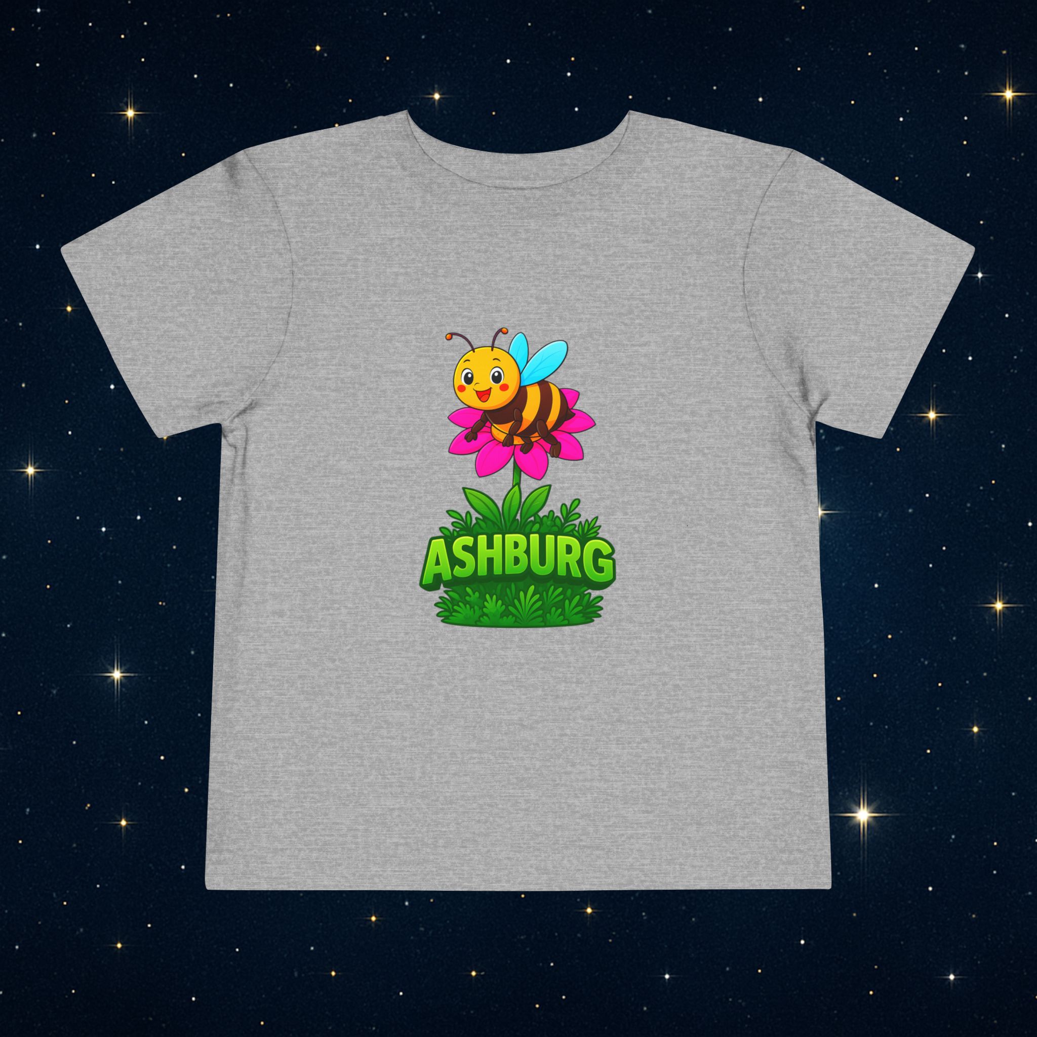 ASHBURG TODDLER137 Cute Toddler Short Sleeve Tee with KIDS Design, Kids T-Shirt, Play Shirt, Cartoon Tee,Gift for All Occasions, Funtime Apparel - Image 9