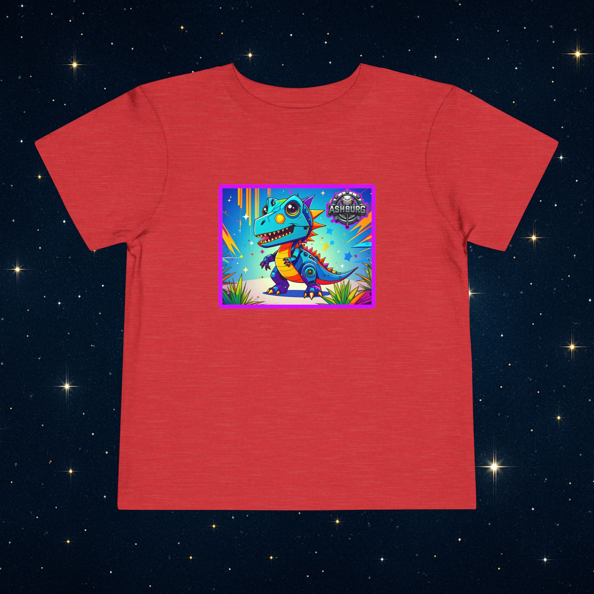 ASHBURG TODDLER133 Cute Toddler Short Sleeve Tee with KIDS Design, Kids T-Shirt, Play Shirt, Cartoon Tee,Gift for All Occasions, Funtime Apparel - Image 2