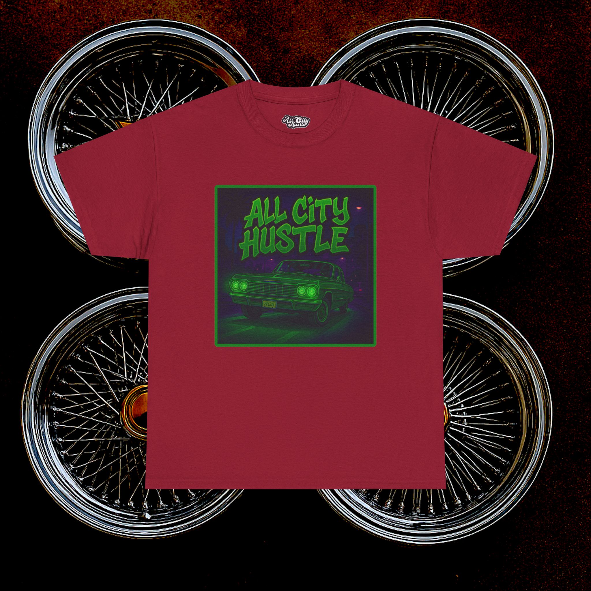ACHLOWRIDER34 - 2 Sided Graphic Tee | Unisex Heavy Cotton Tee for Lowrider Lovers, Gifts, Retro Old School Vibes, Summer Wear, Casual Car Show Fashion - Image 22