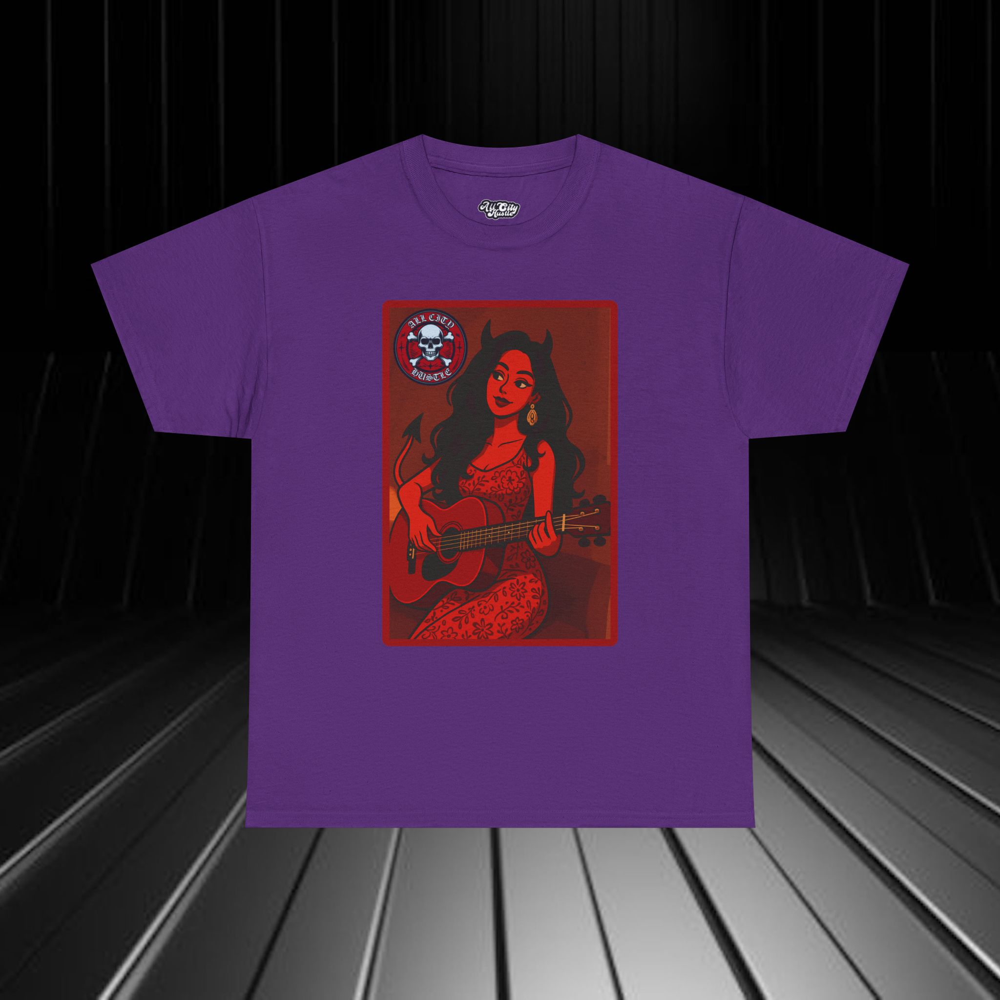 DARK18 Evil Cute Graphic Tee, Unisex Cotton Tee, Trendy T-Shirt, Casual Wear, Gift for Anyone, Dark Apparel - Image 3