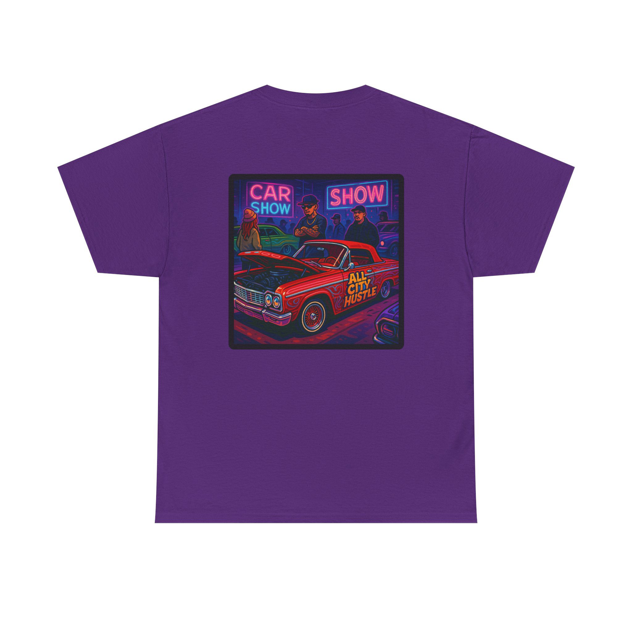 ACHLOWRIDER37 - 2 Sided Graphic Tee | Unisex Heavy Cotton Tee for Lowrider Lovers, Gifts, Retro Old School Vibes, Summer Wear, Casual Car Show Fashion - Image 5