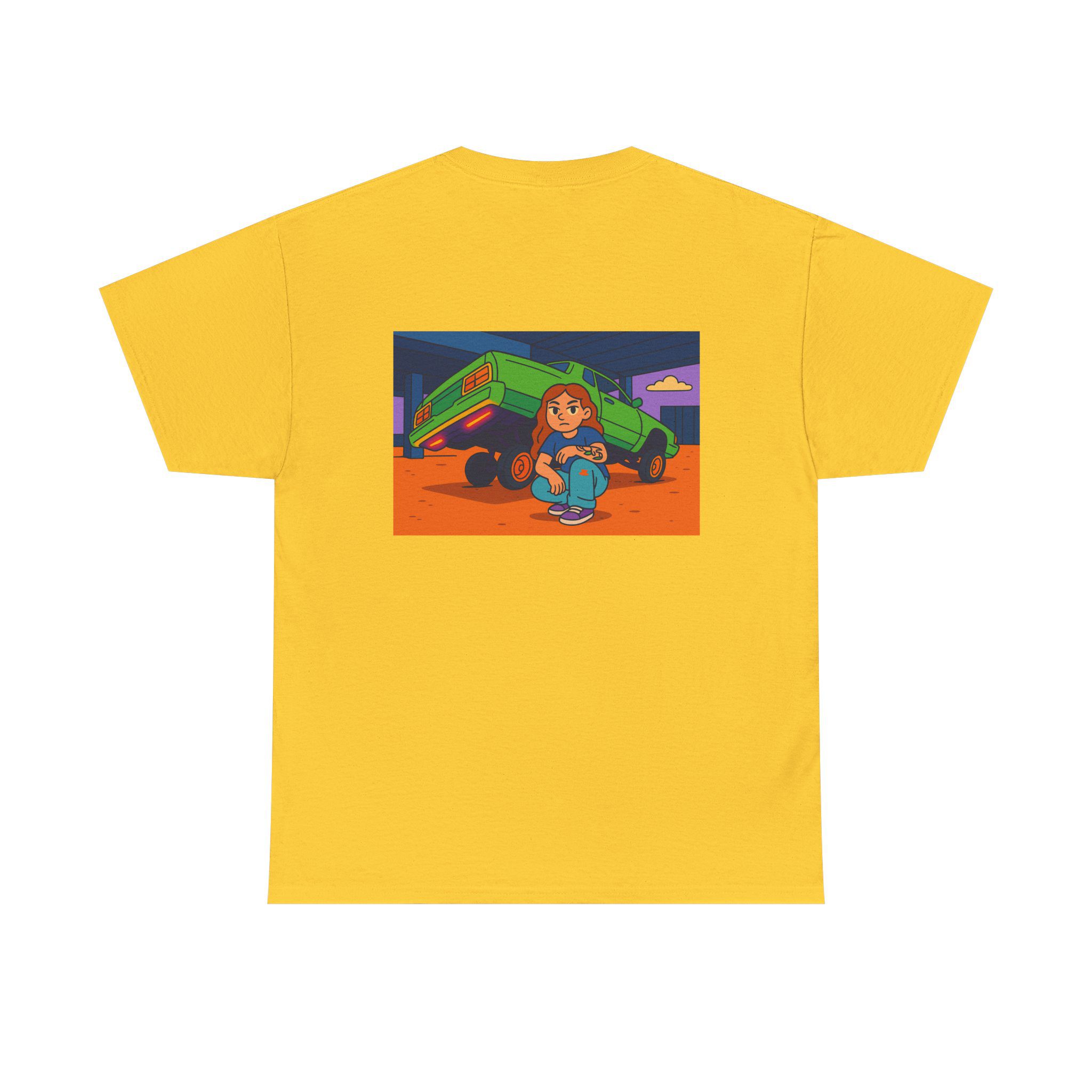 ACHLOWRIDER18 - 2 Sided Graphic Tee | Unisex Heavy Cotton Tee for Lowrider Lovers, Gifts, Retro Old School Vibes, Summer Wear, Casual Car Show Fashion - Image 23