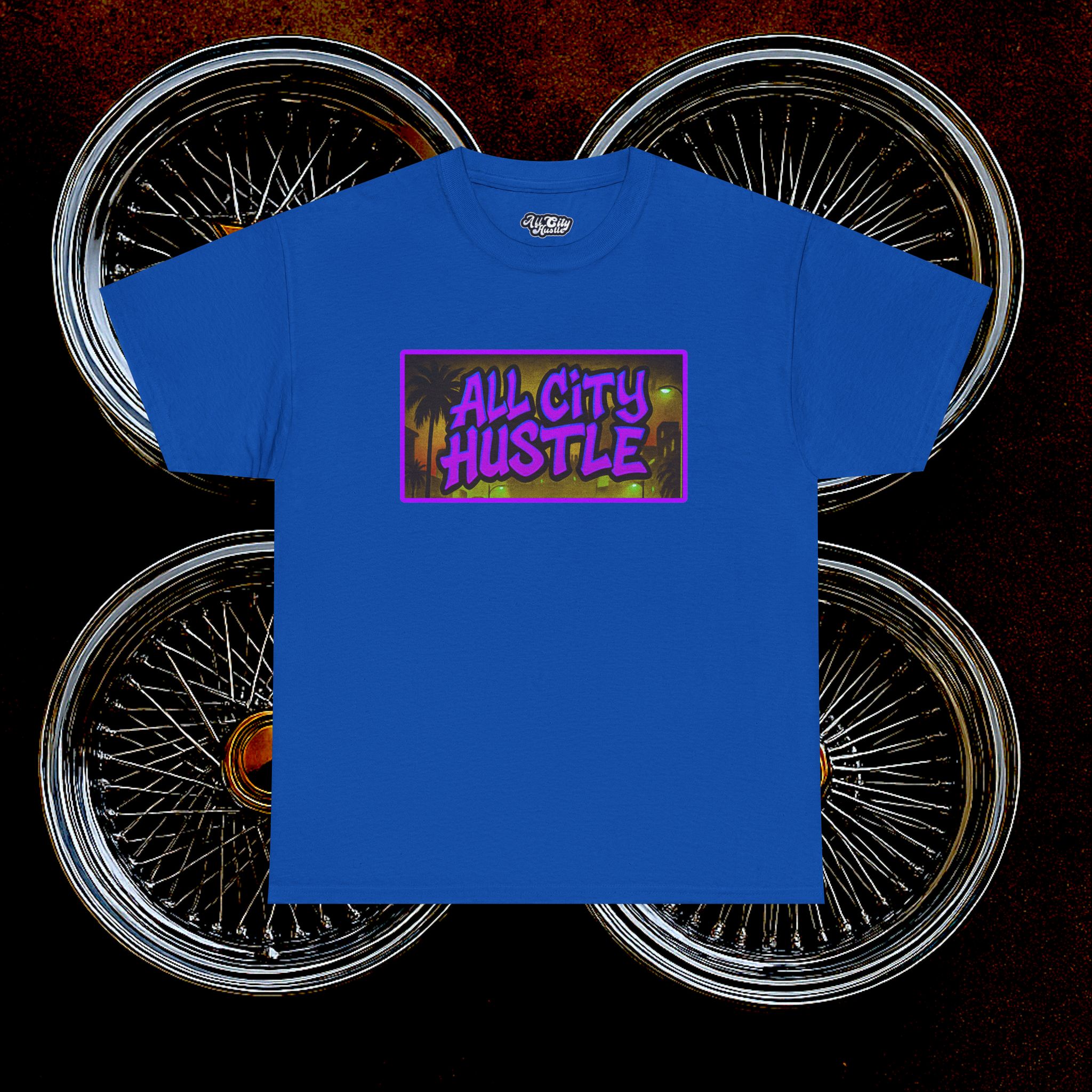 ACHLOWRIDER13 - 2 Sided Graphic Tee | Unisex Heavy Cotton Tee for Lowrider Lovers, Gifts, Retro Old School Vibes, Summer Wear, Casual Car Show Fashion - Image 37