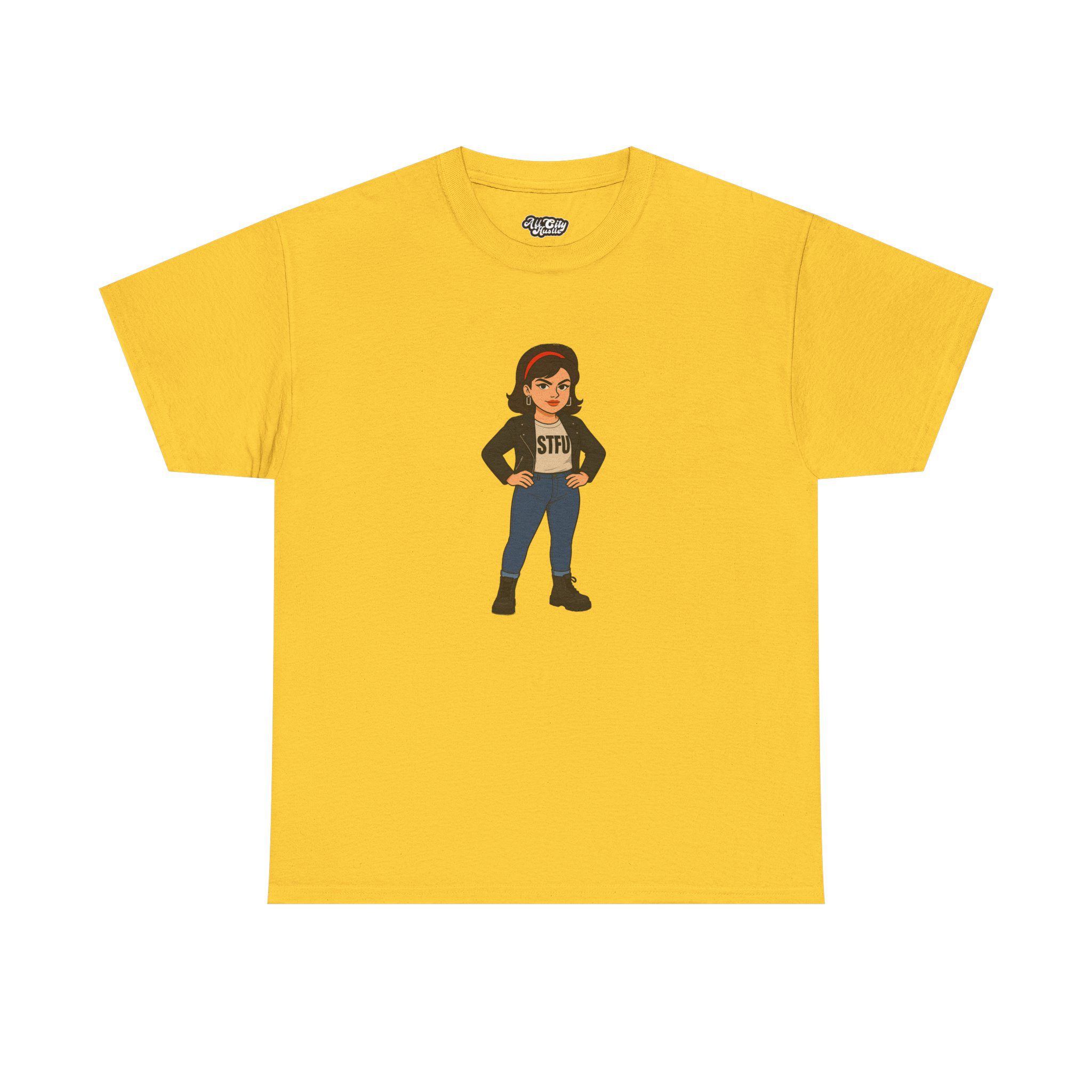 STFU1 Cool Cartoon Character Tee for Effortless Style, Gift for Friends, Everyday Wear, Casual Look, Unique Graphic Shirt - Image 13