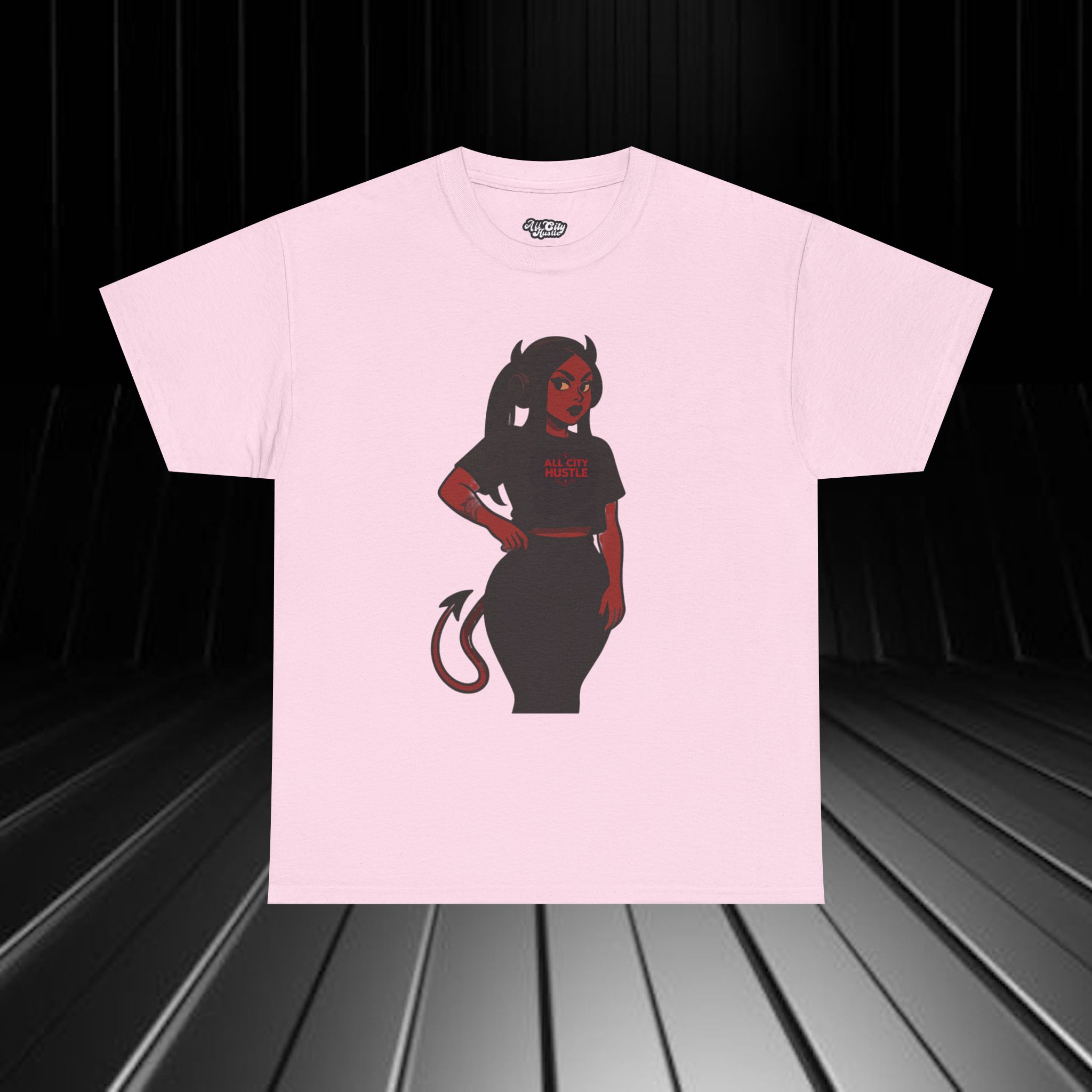 DARK26 Evil Cute Graphic Tee, Unisex Cotton Tee, Trendy T-Shirt, Casual Wear, Gift for Anyone, Dark Apparel - Image 7