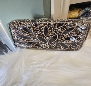 The Botanical Crystal Leaf Evening Clutch